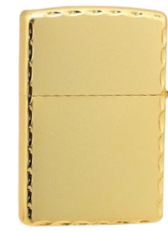 Zorro Lighter Fluid Refill Flip Lid SIlver Cut Corners Design