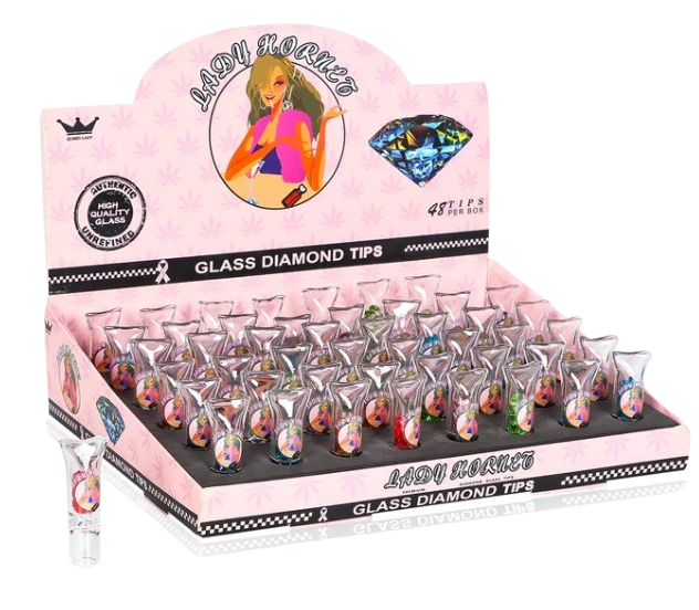Lady Hornet Glass Diamond Tips