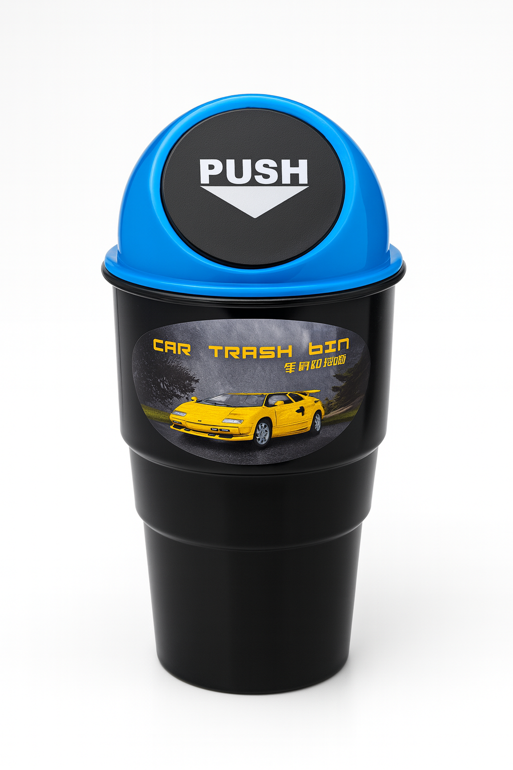 Push Lid Bin Butt Bucket Ashtray 12pcs