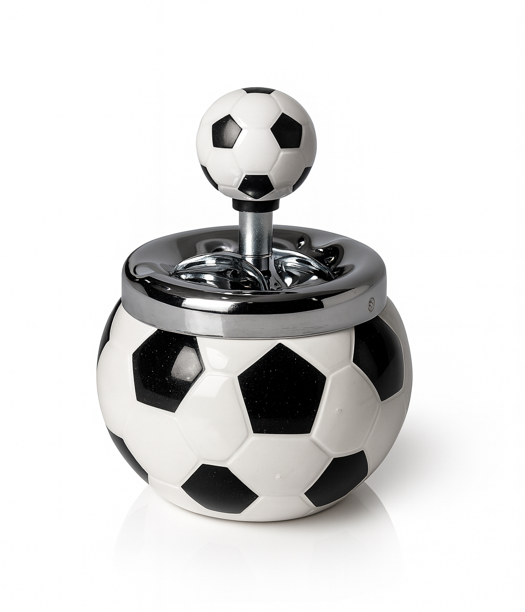 Ashtray Resin Spin Lid Push Assorted