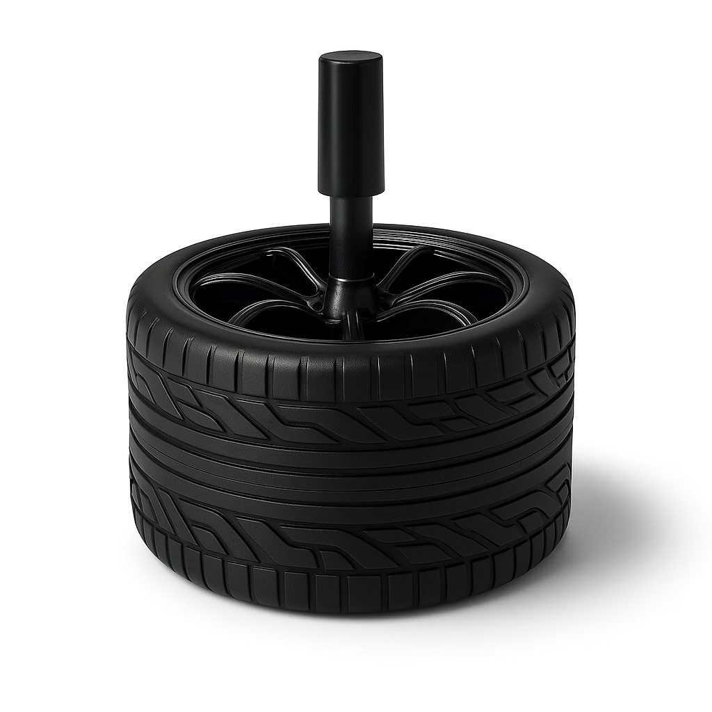 Car Wheel Ashtray Spin Lid 1pc