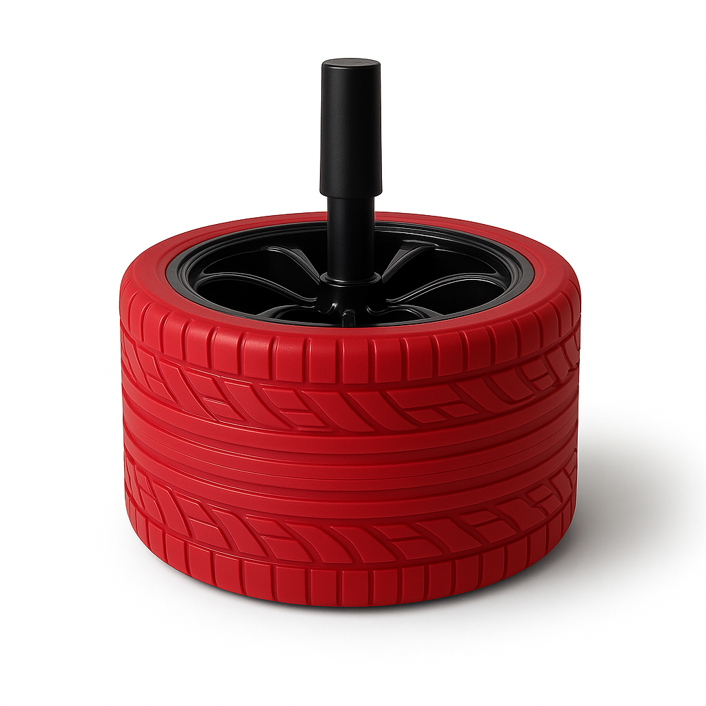 Car Wheel Ashtray Spin Lid 1pc