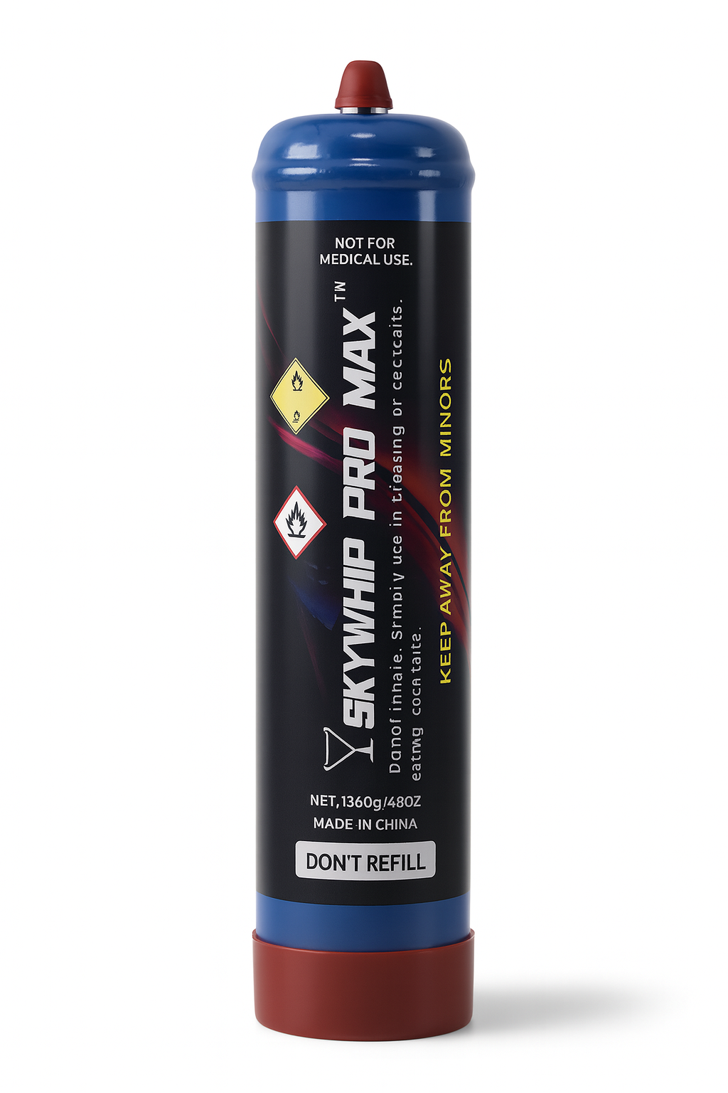 Sky Whip Pro Max 1L Cream Chargers 1pc