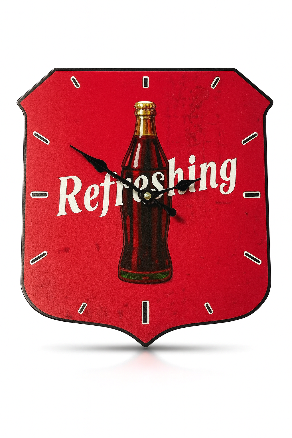 Wall Hung Clock Décor Man Cave Assorted (25X28CM)