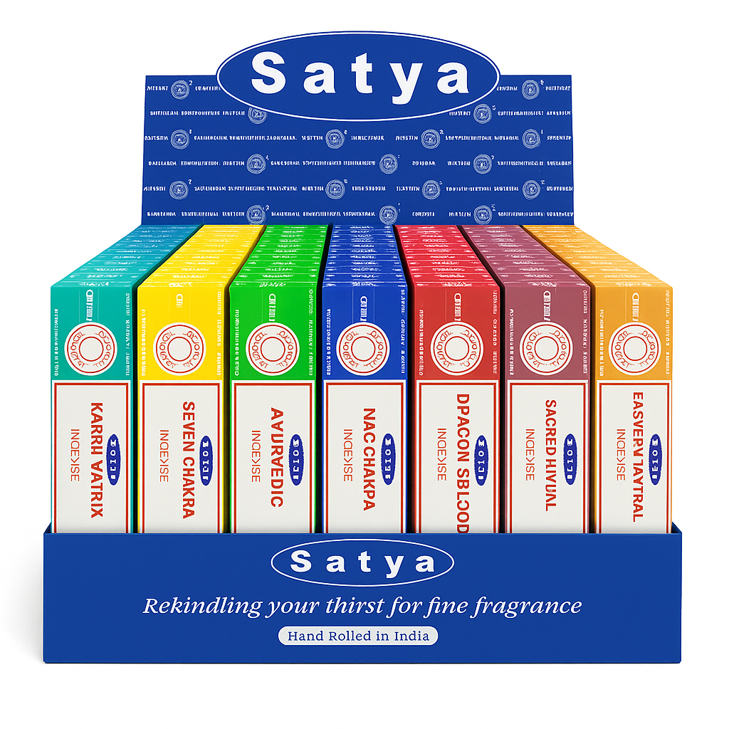 Incense Satya Variety Display Box (84PKS)