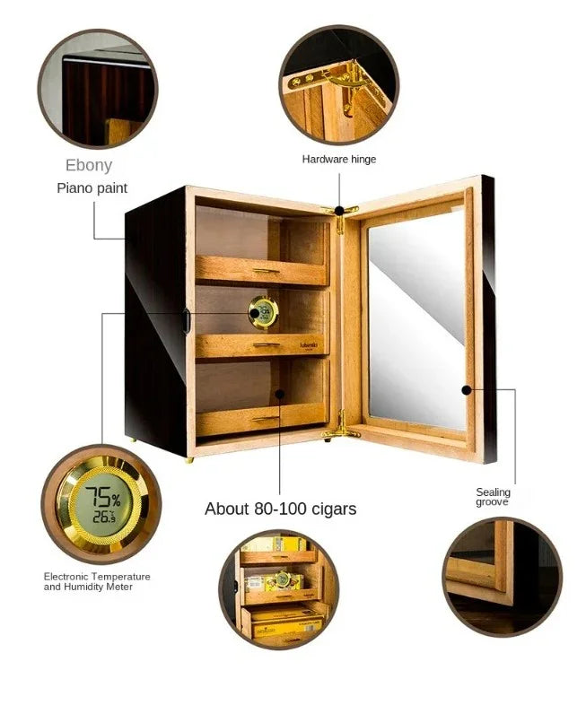 Lubinski 3 Tier Cigar Case Humidifier 36CM