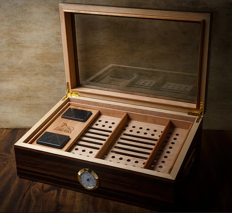 Lubinski Cigar Storage Box Humidifier