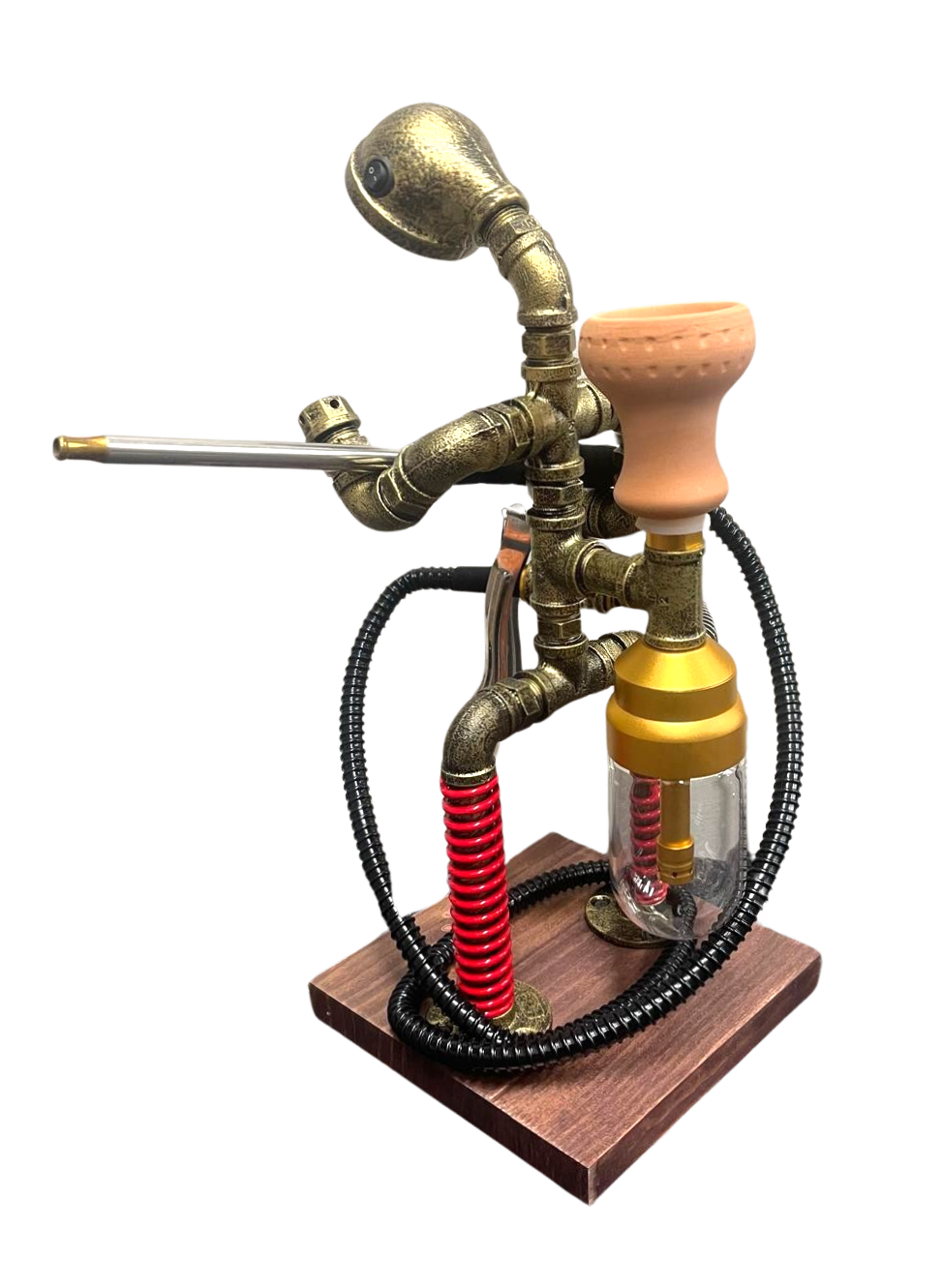 MIK Metal Man LED Shisha (45CM)