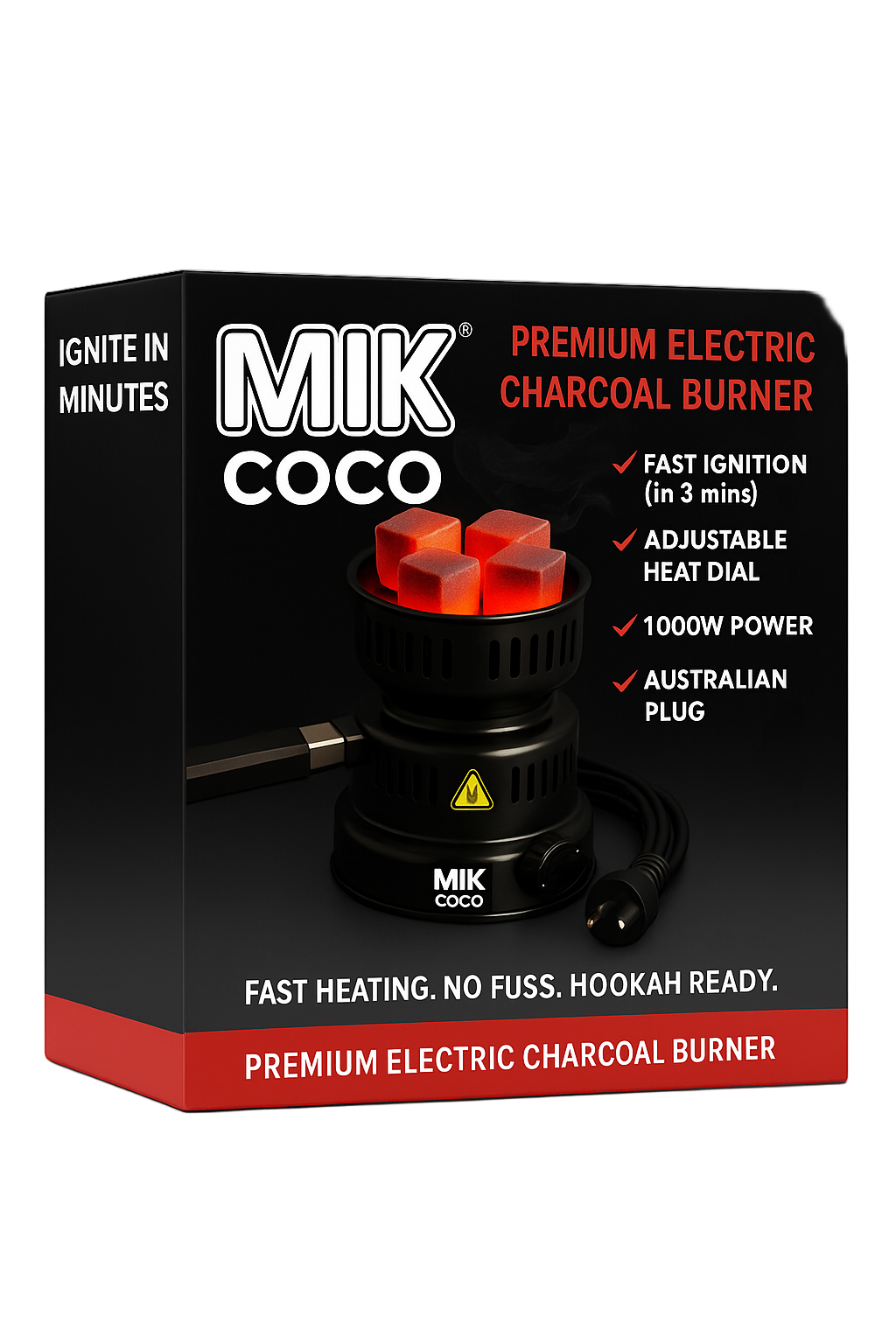 Mik Coco Shisha Charcoal Burner