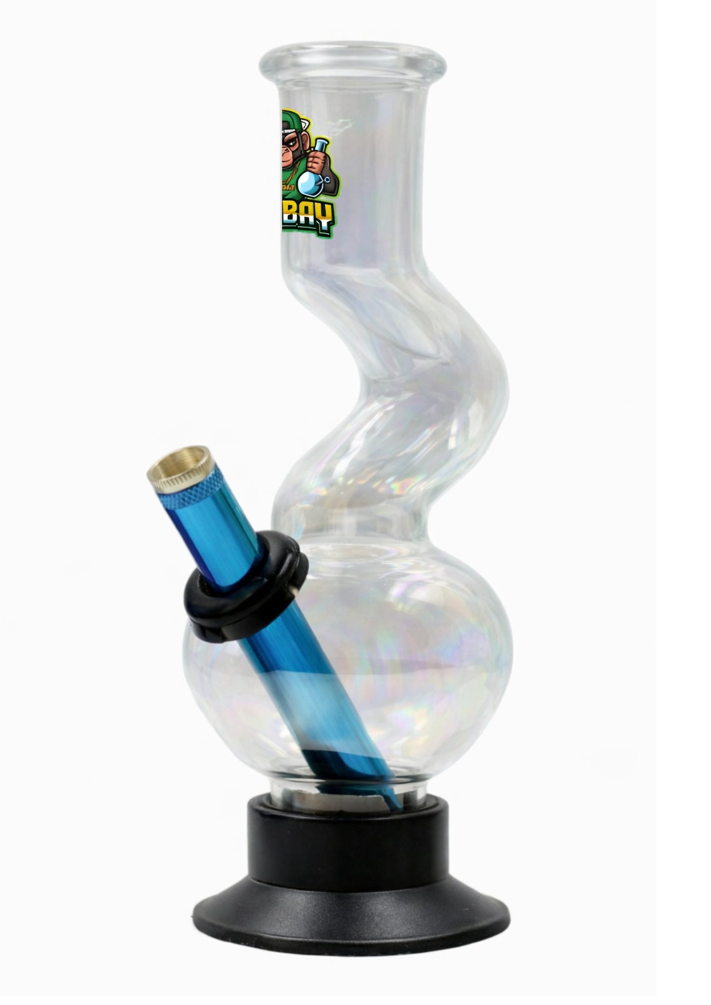 Ongbay Clear Twisted Glass Oil Pourer (18CM)