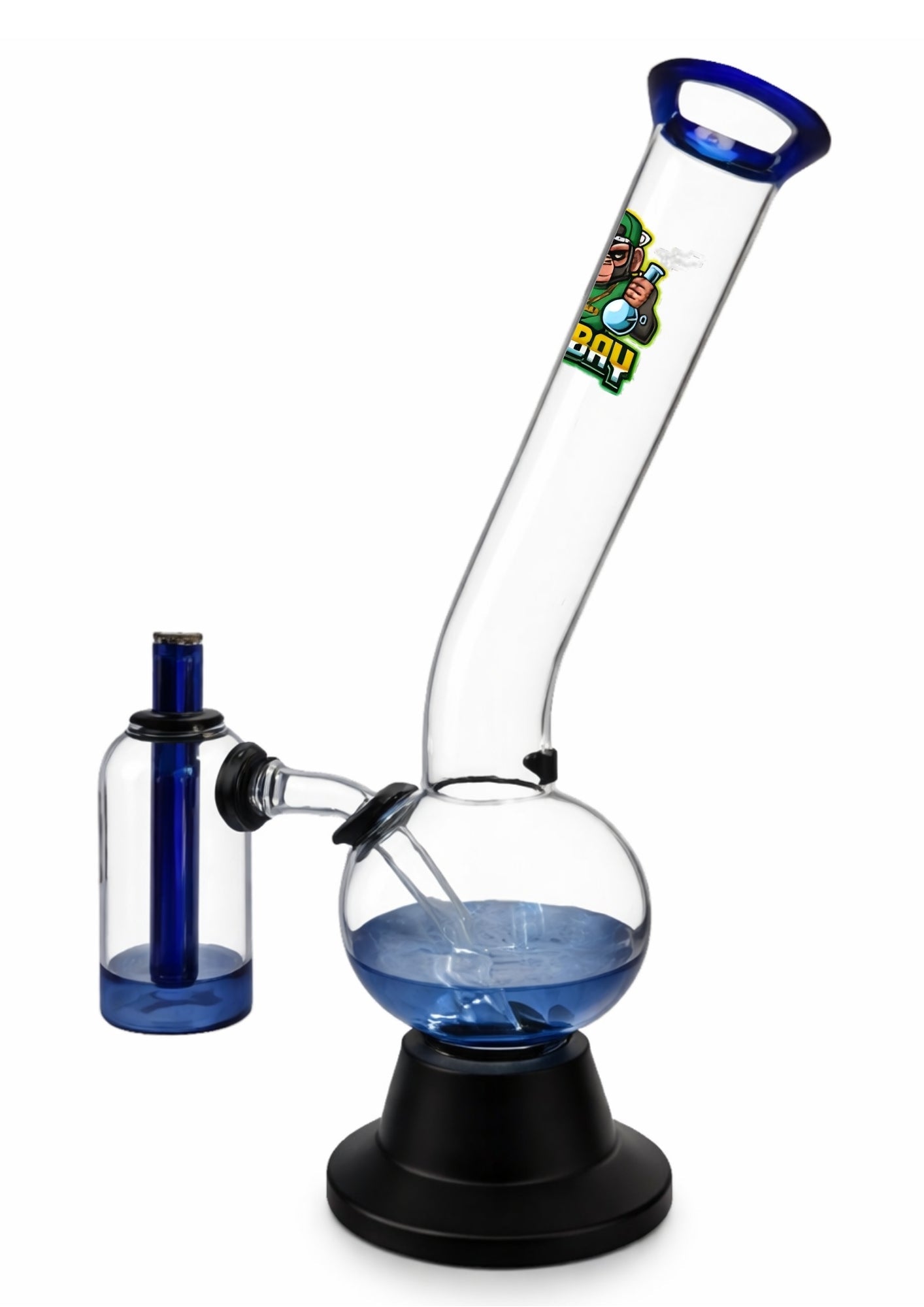 Ongbay Globe Glass Oil Pourer with External Ash Catcher (36cm)