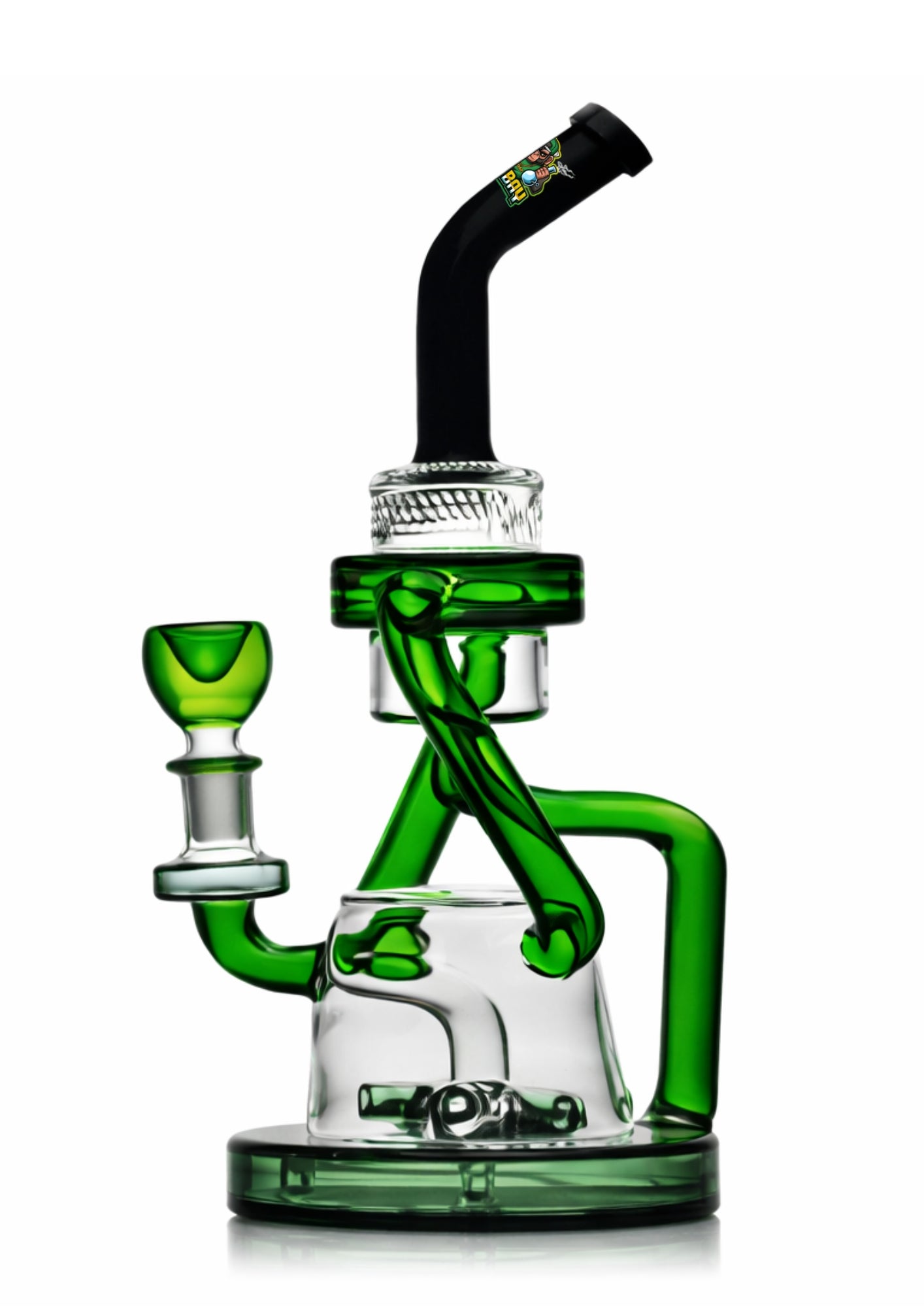 Ongbay Green Hybrid Glass Oil Pourer (18CM)