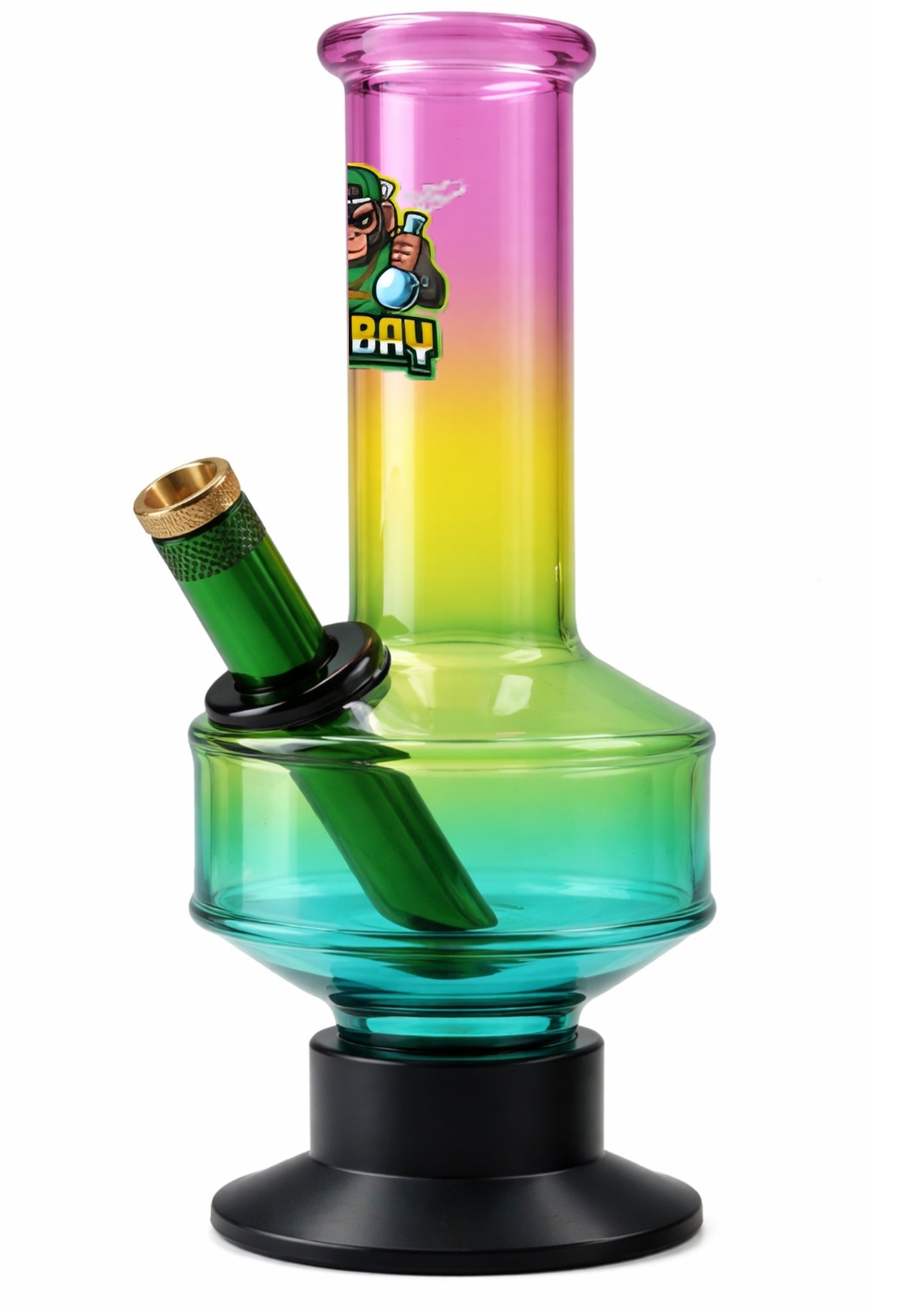 Ongbay Triple-Tone Gradient Glass Oil Pourer (18CM)