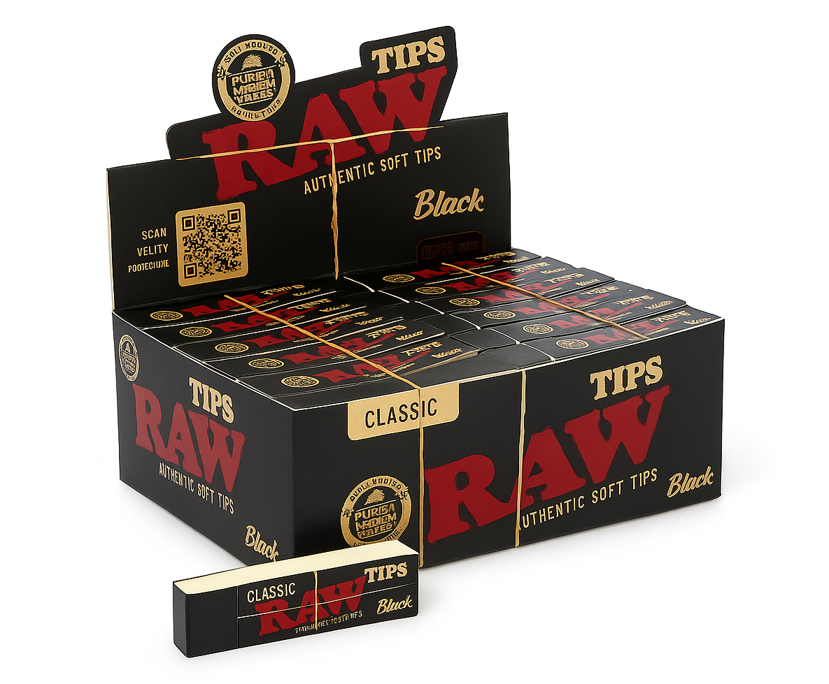 RAW Black Classic Tips 50pk