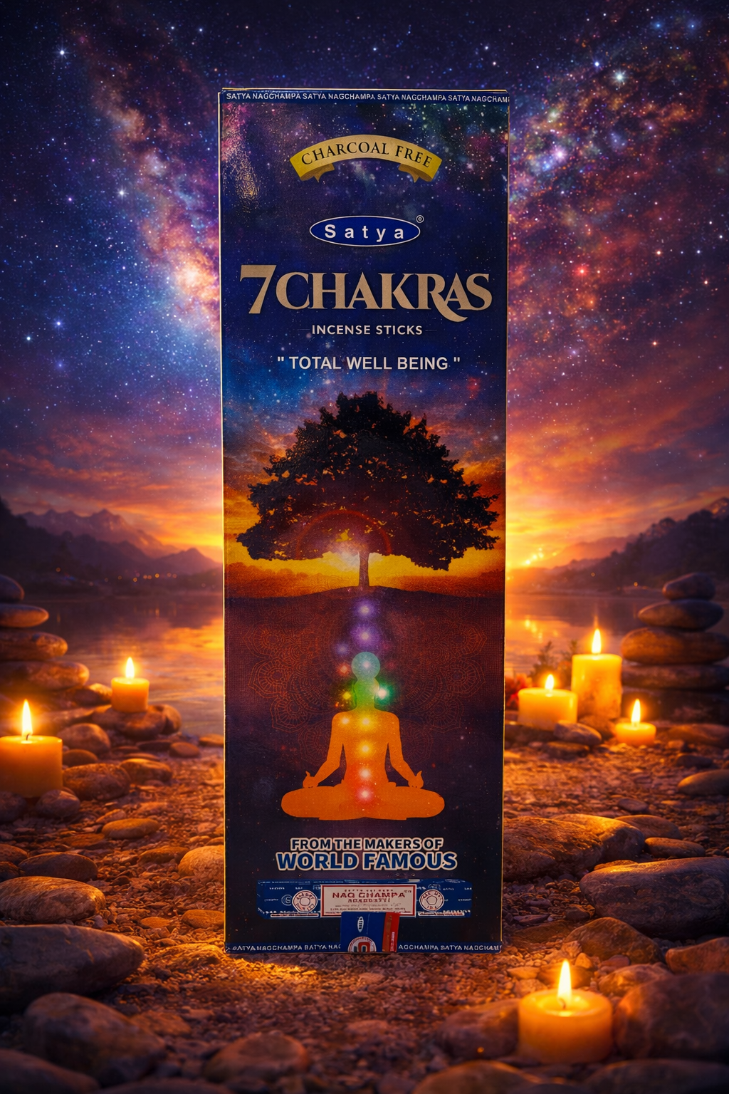 SATYA 7CHAKRAS - 120 Sticks