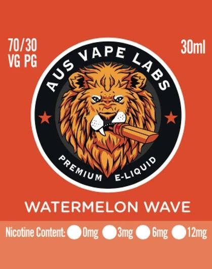 AUS VAPE LABS Watermelon Wave 30ml - Cig Corp Wholesalers
