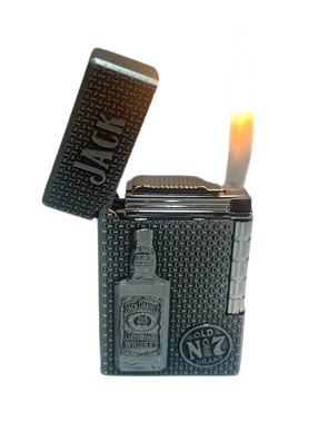 Metal Cased Windproof Lighter Liquor Design