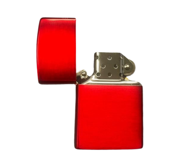 Zorro Lighter Fluid Refill Flip Red Design