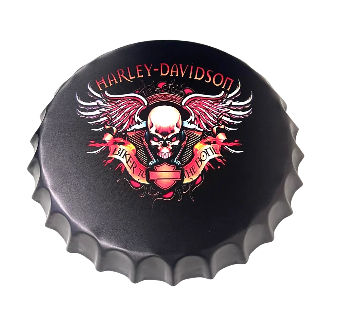 Wall Hung Bottle Cap Assorted Designs (38CM)