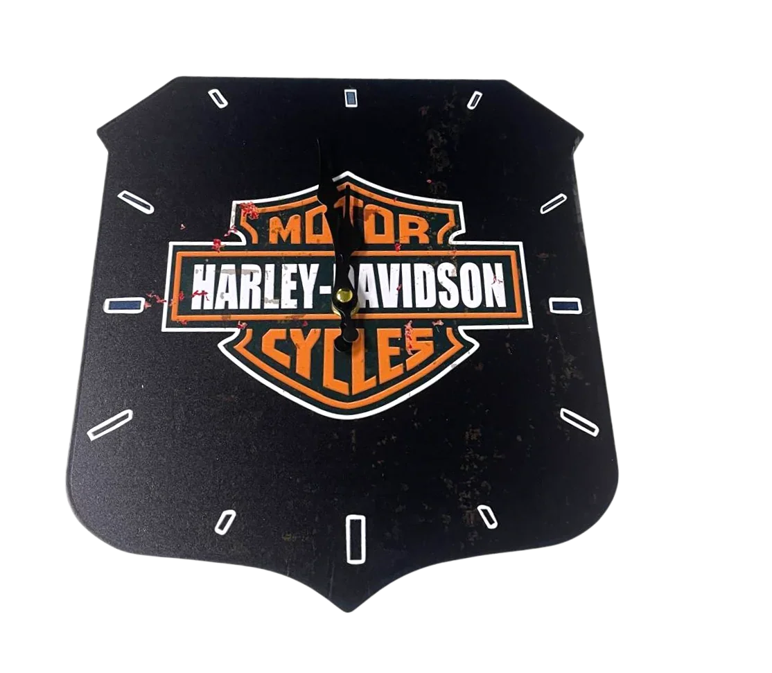 Wall Hung Clock Décor Man Cave Assorted (25X28CM)