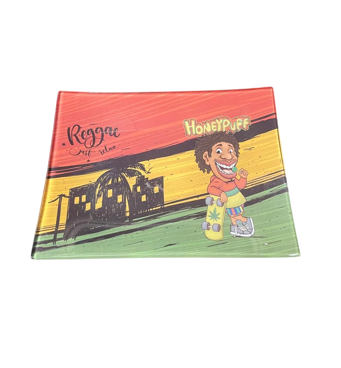 Honeypuff Glass Rolling Tray Small 1pcs