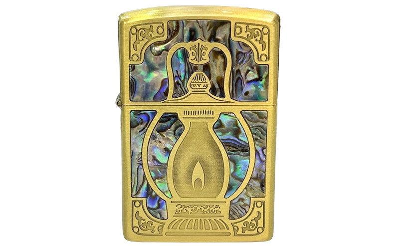 Zorro Lighter Fluid Refill Flip Lid Monochrome Lantern