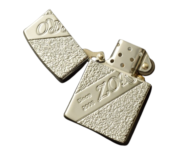 Zorro Lighter Fluid Refill Flip Lid Silver