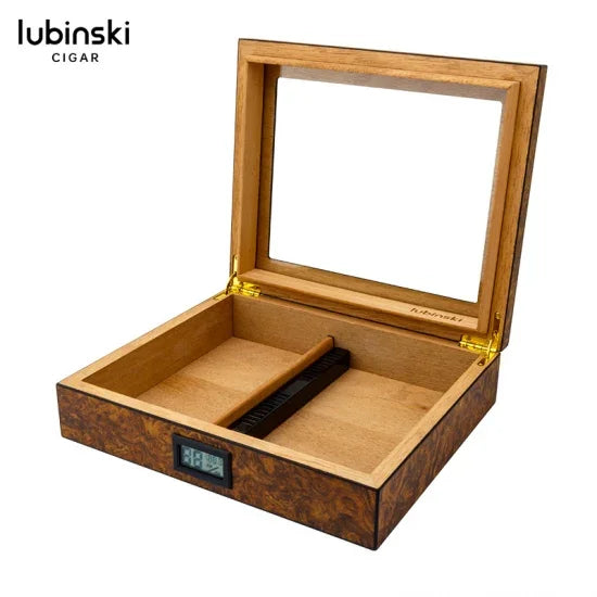 Lubinski Glass Top Humidor
