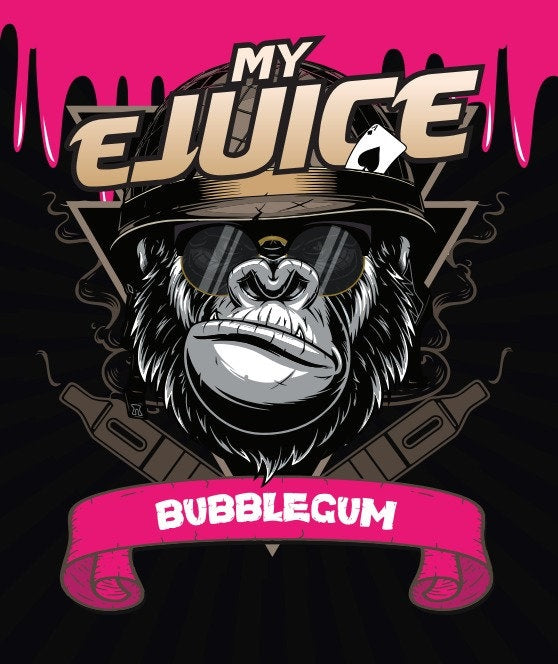 AUS VAPE LABS BUBBLE GUM 30ml-1 BOTTLE