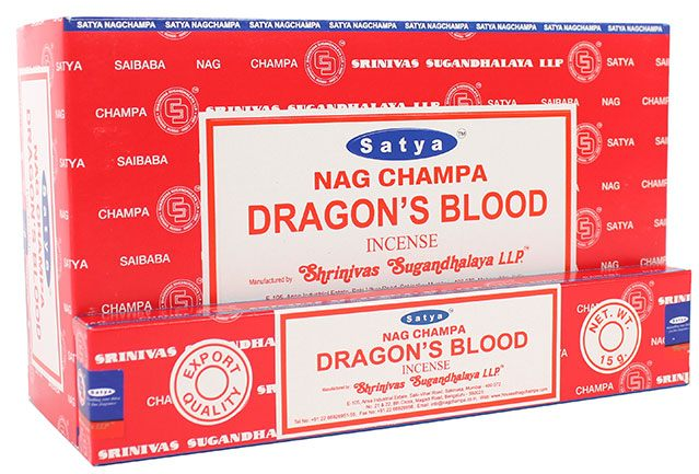 Satya Nag Champa Dragons Blood Sticks 12PK