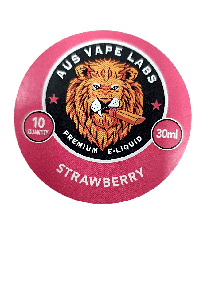 AUS VAPE LABS Strawberry 30ml - Cig Corp Wholesalers