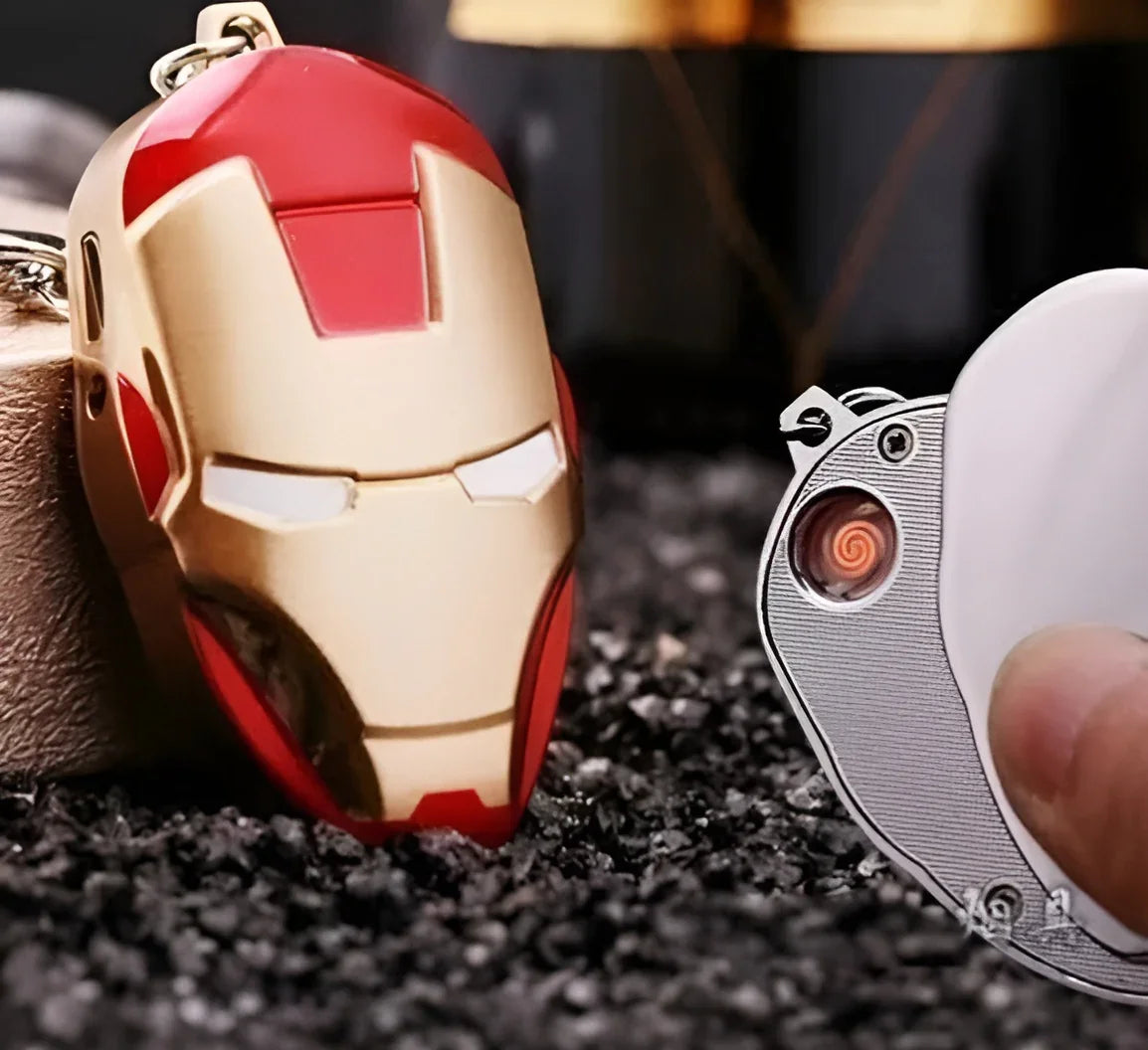 Armoured Warrior Keychain Electronic Lighter