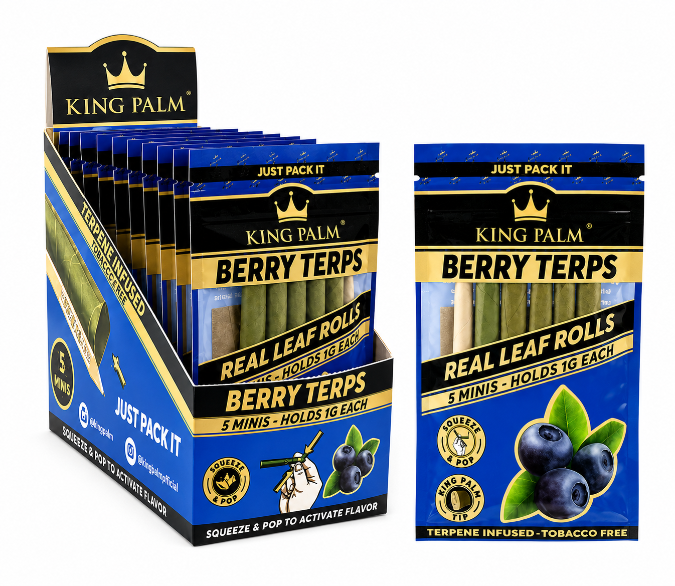 King Palm Berry Terps 5 Minis - 1PK