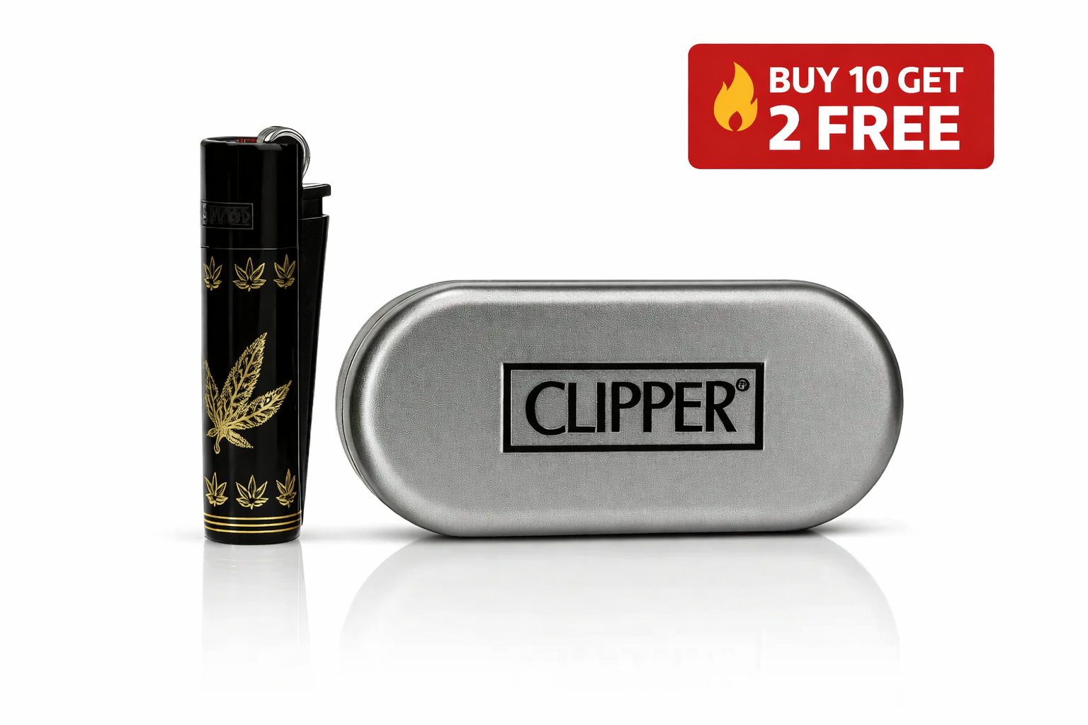Clipper Lighters Metal Assorted Designs 1pc
