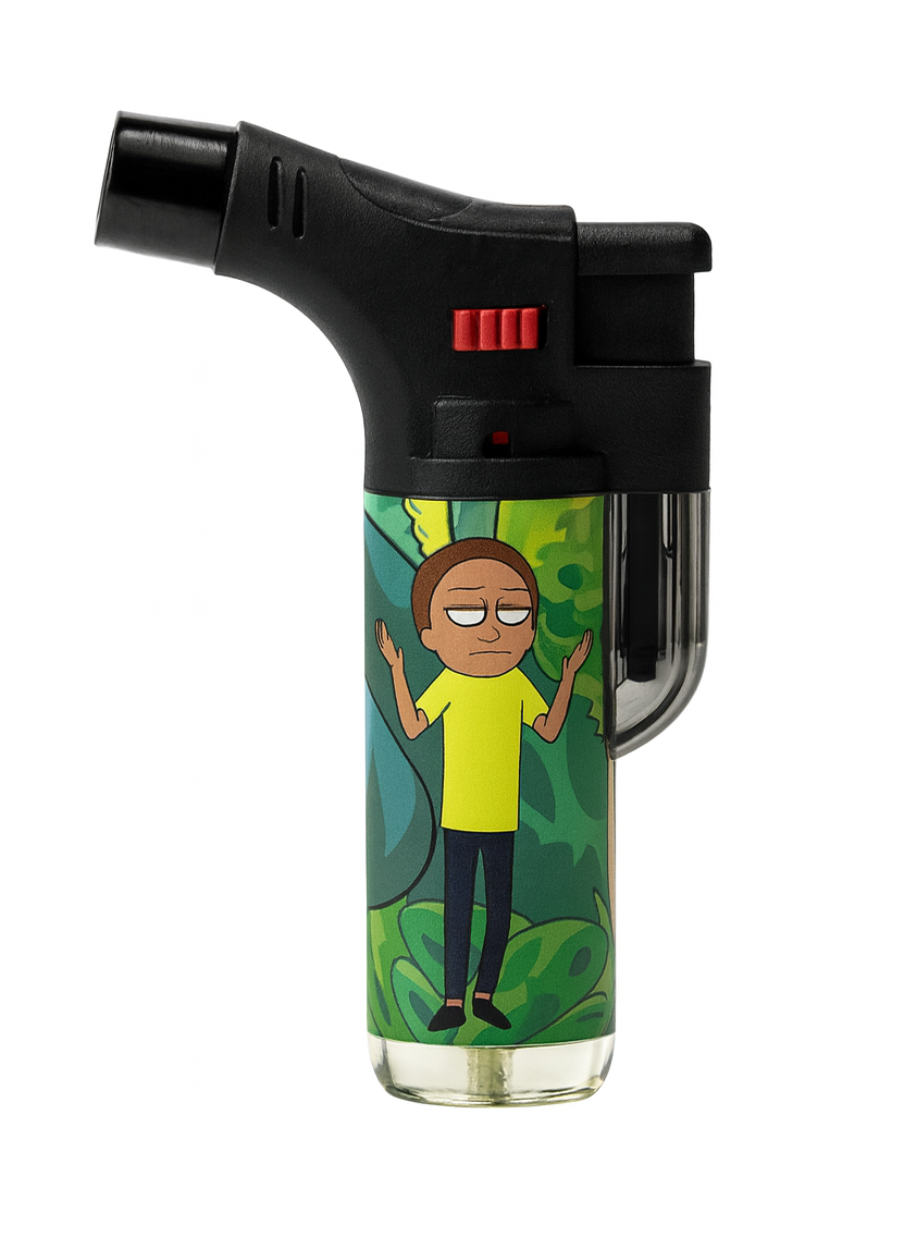 Enuff Gun Torch Lighter – Rick-Morty Design (12pcs Display)