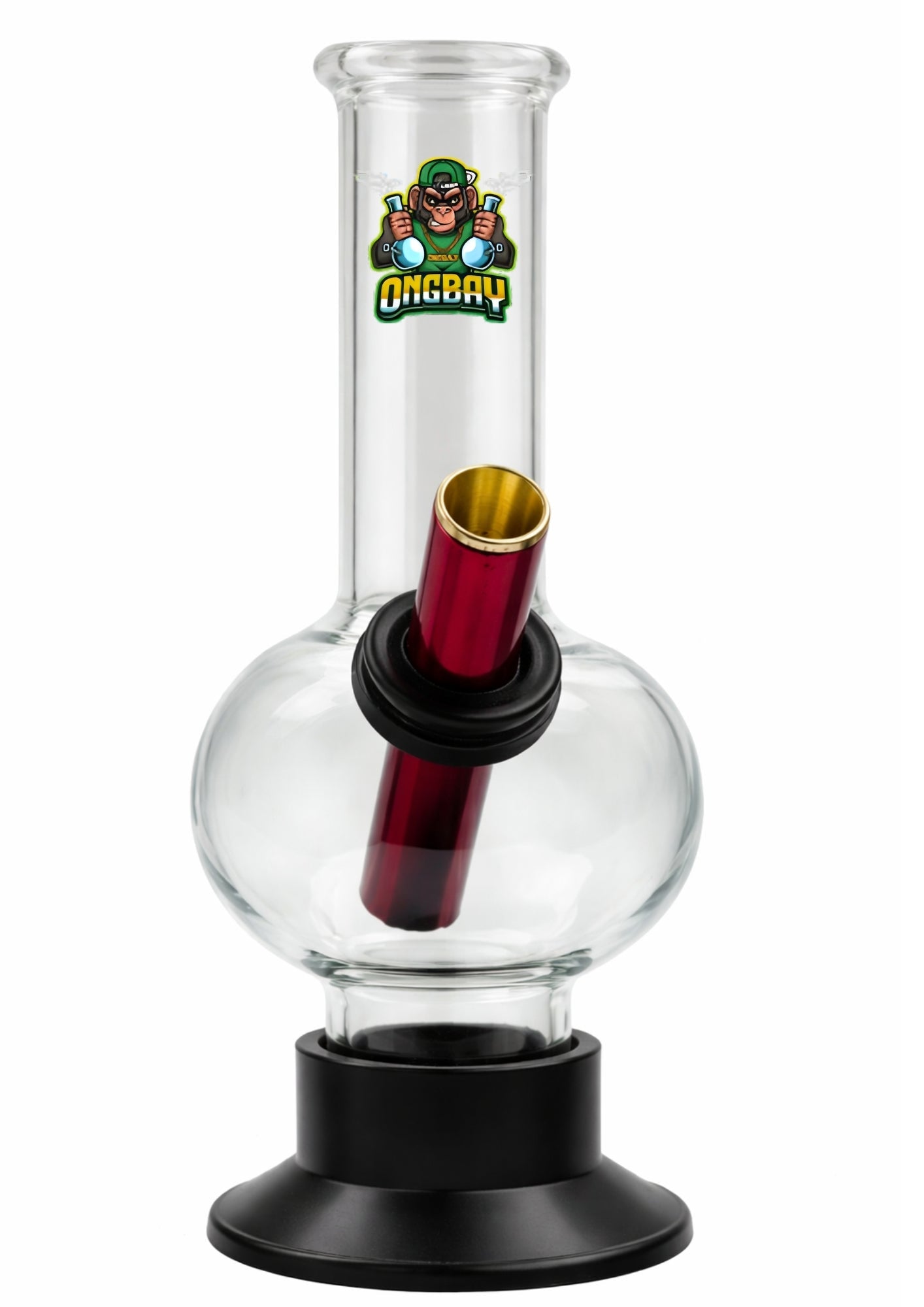 Ongbay Clear Globe Base Glass Oil Pourer (18CM)
