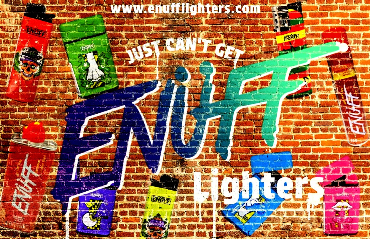 Enuff Lighters Man Cave Rug Merchandise 85x 115cm (*FREE)