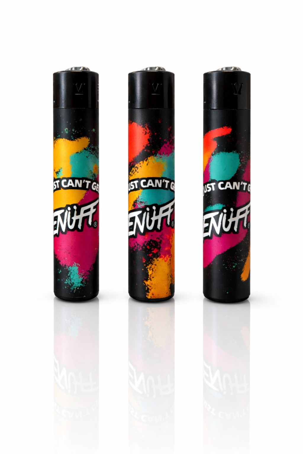 ENUFF GRAFF Round Refillable Graffiti Lighter – 48pcs Display