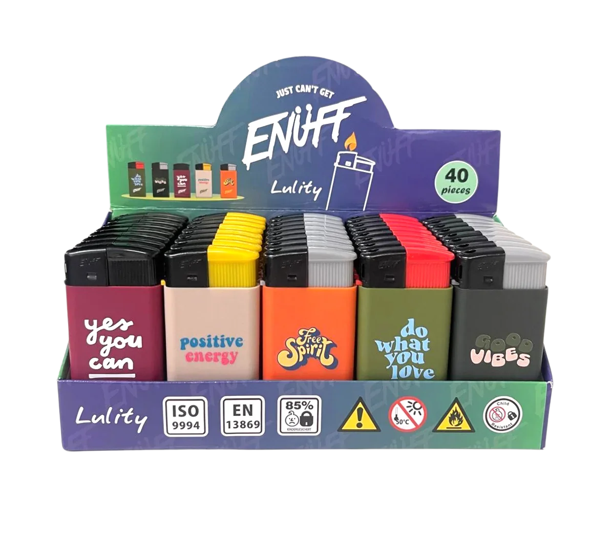 ENUFF Lighters Lulity Design