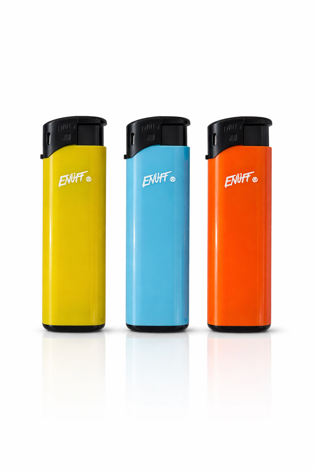 ENUFF NEON Click Refillable Lighter – 50pcs Display