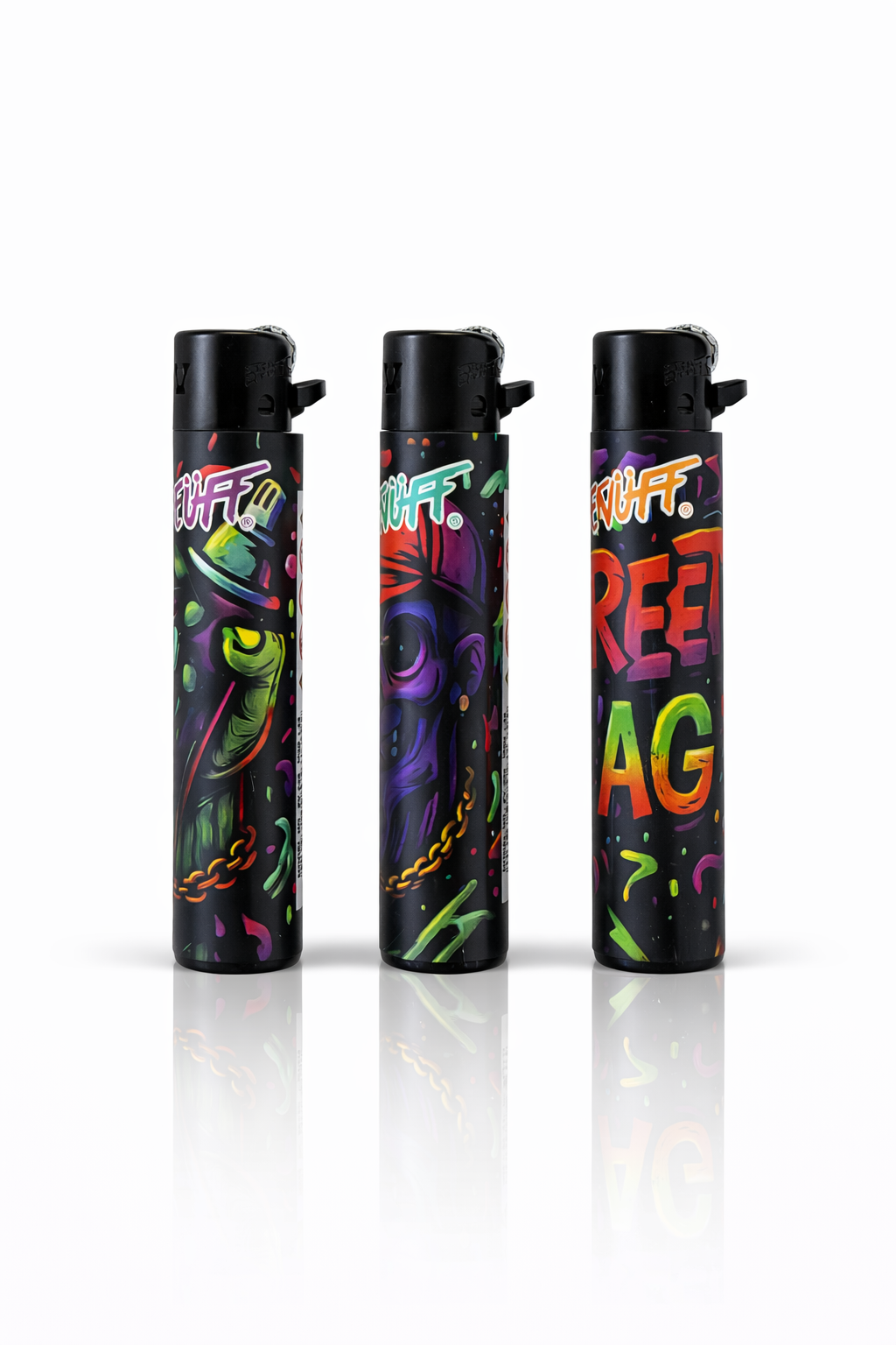 ENUFF TAGG Round Refillable Lighter – 48pcs Display