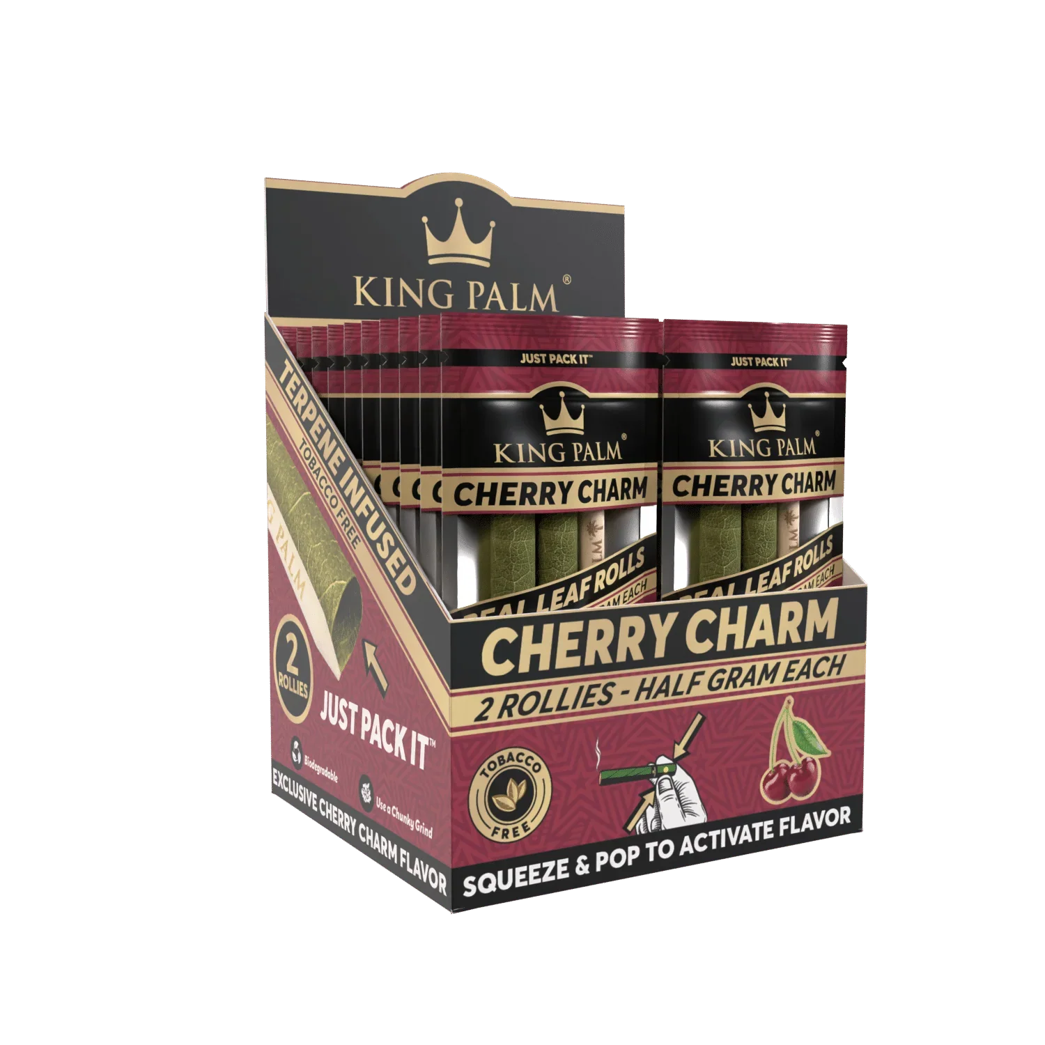 King Palm Rollies Rolls Cherry Charm 20/2Pk
