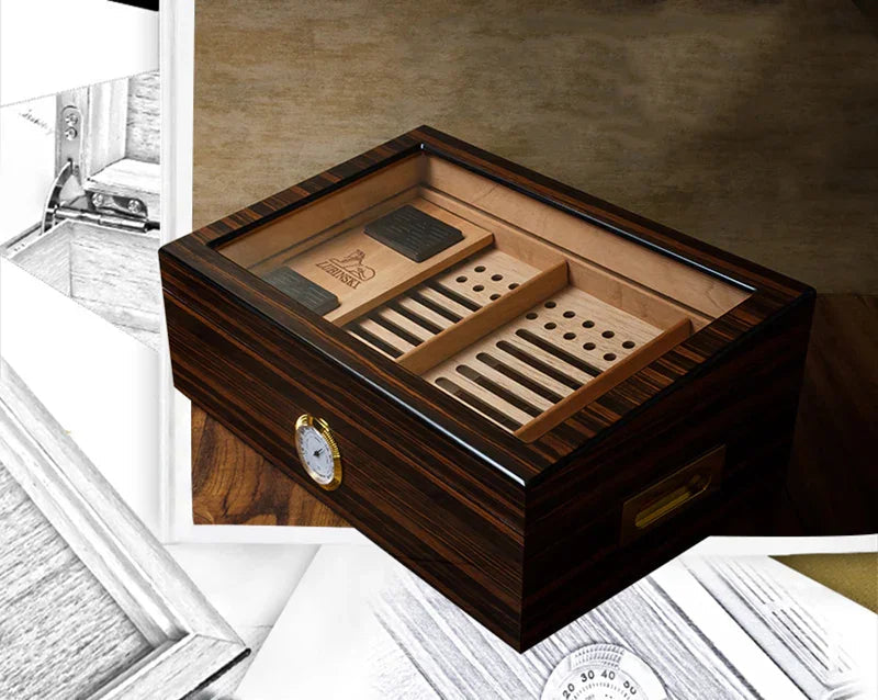 Lubinski Cigar Storage Box Humidifier