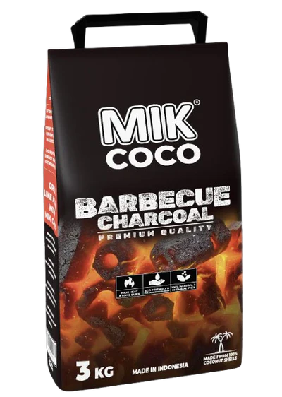 MIK COCO BBQ CHARCOAL 3KG