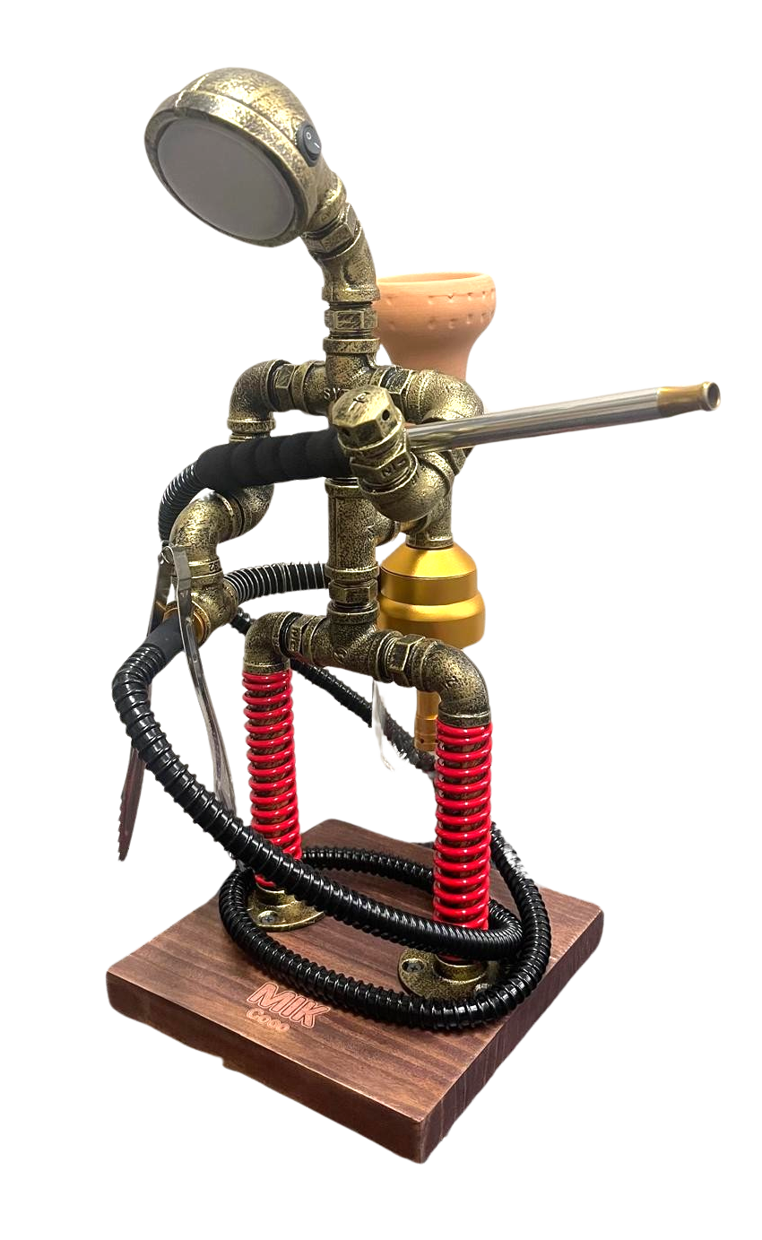 MIK Metal Man LED Shisha (45CM)