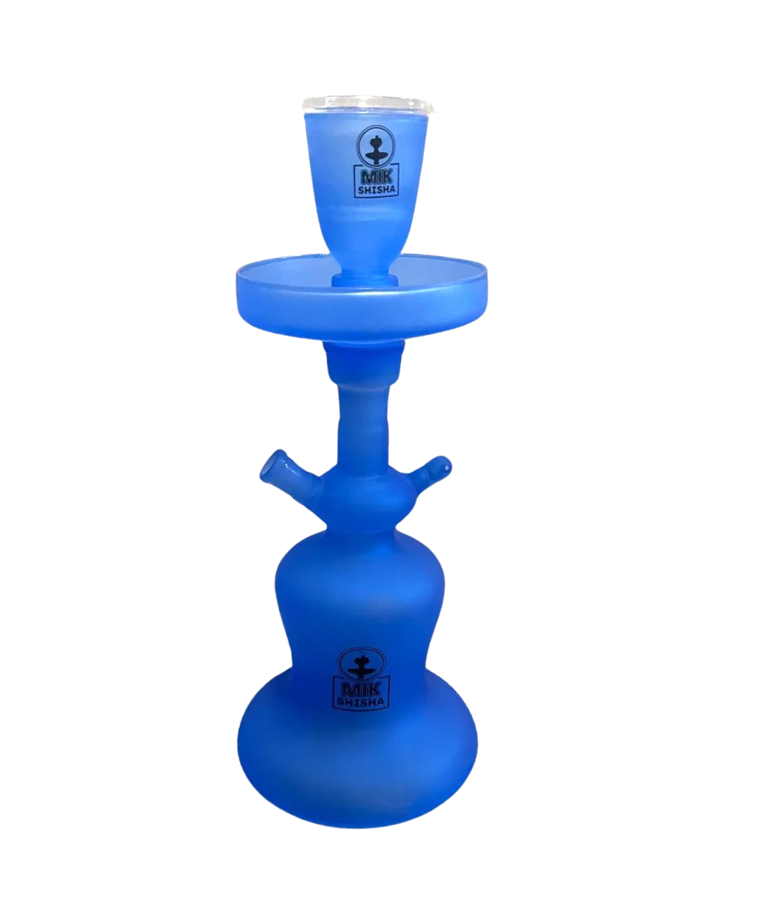 Mik Coco LED Baby Blue Frosted Shisha + Case (36CM)