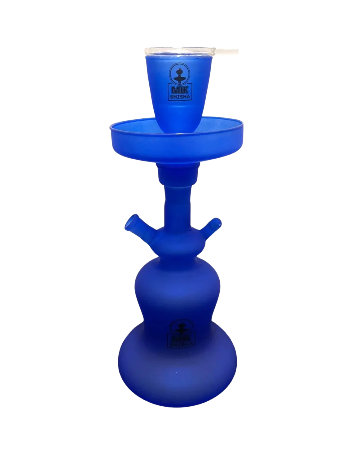 Mik Coco LED Blue Frosted Shisha + Case (36CM)