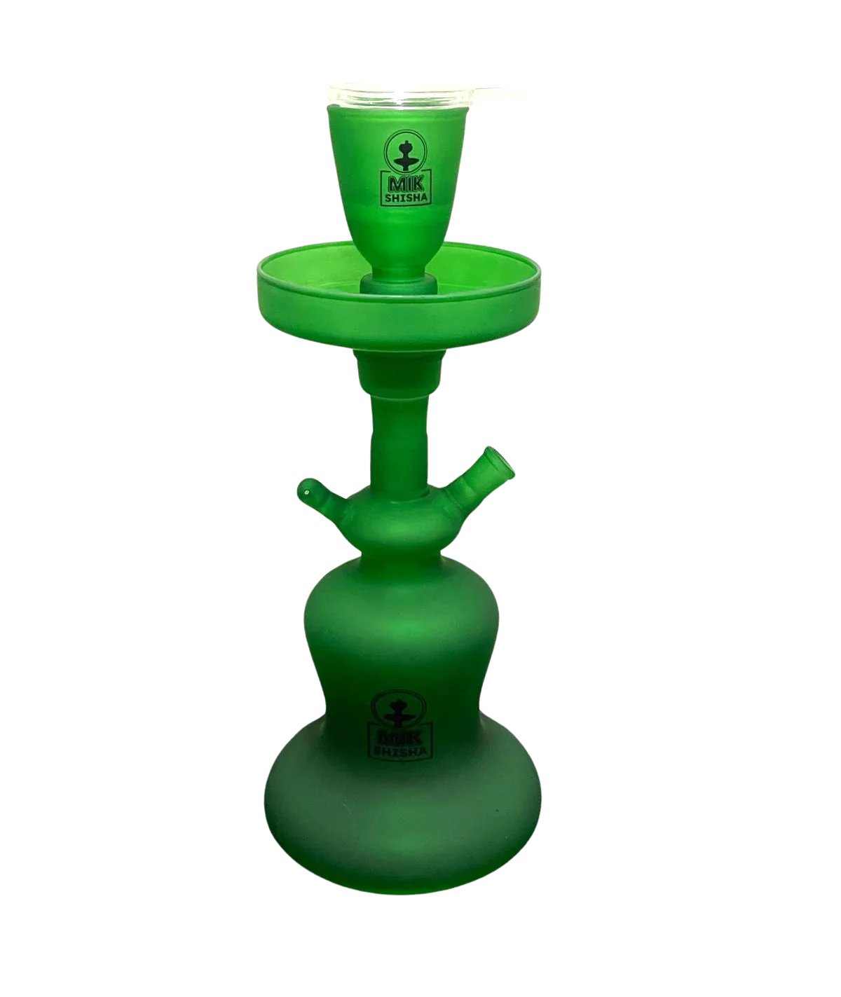 Mik Coco LED Green Frosted Shisha + Case (36CM)