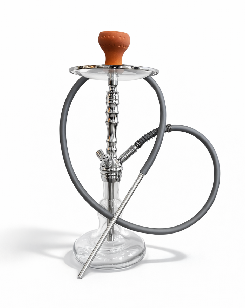 Modern Glass Shisha Set – Assorted Colours | Complete Premium Setup (45CM)