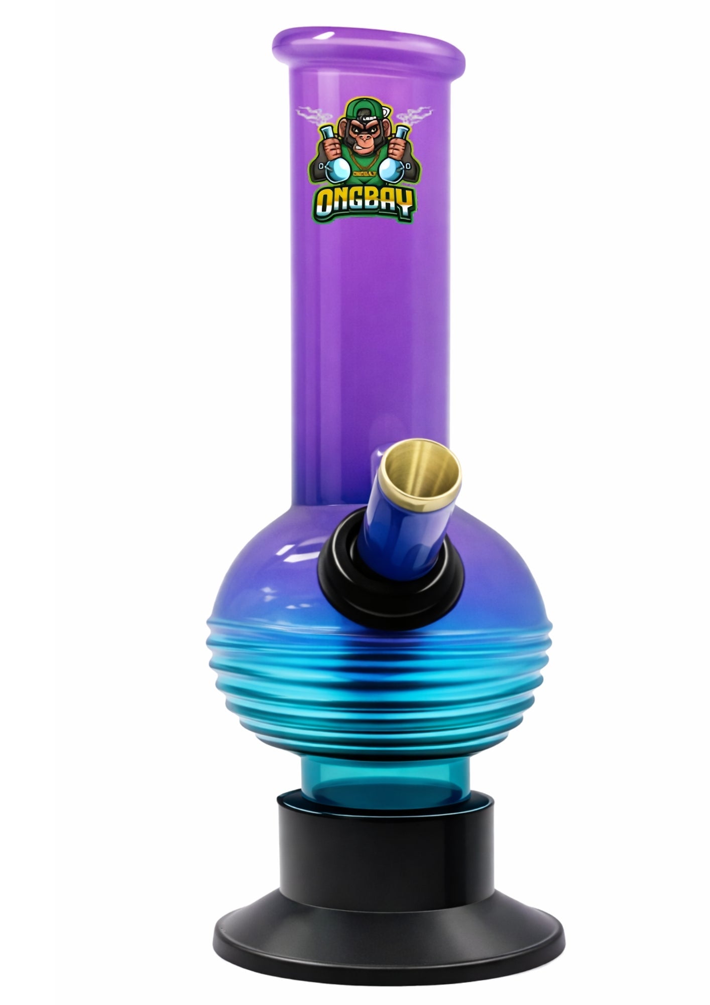 Ongbay Aurora Fade Ribbed Glass Oil Pourer (18CM)
